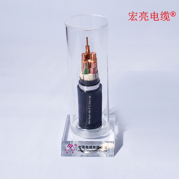 黑龙江低压电缆 ZR-YJV22 0.6/1KV 4×70+1×35